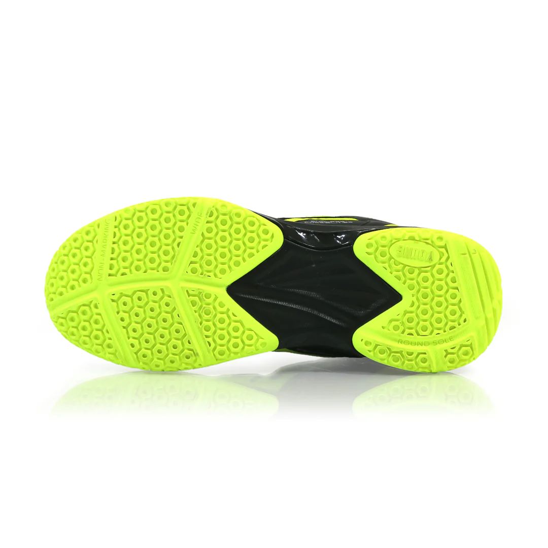 Young RS 11 Badminton Shoe - Black/Yellow