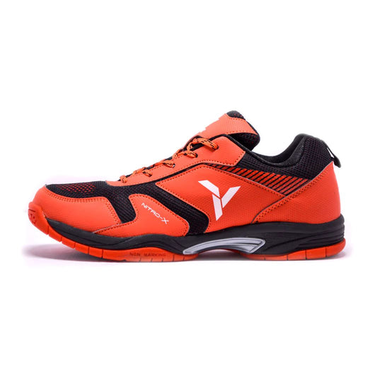 Young Nitro-X Badminton Shoe - Black/Red