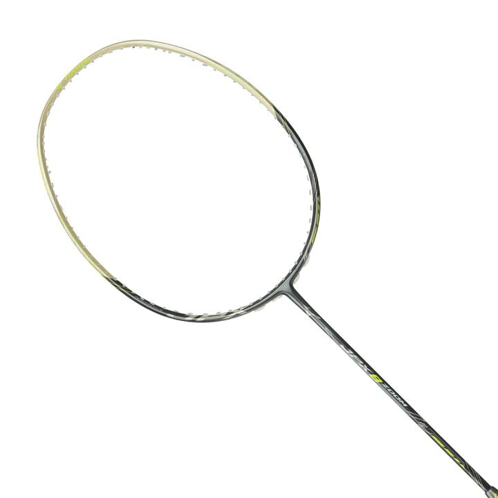 Mizuno JPX 8 Zoom Badminton Racket (Unstrung) - MT Gunmetal/GL.Champagne/Sulphur Ylw