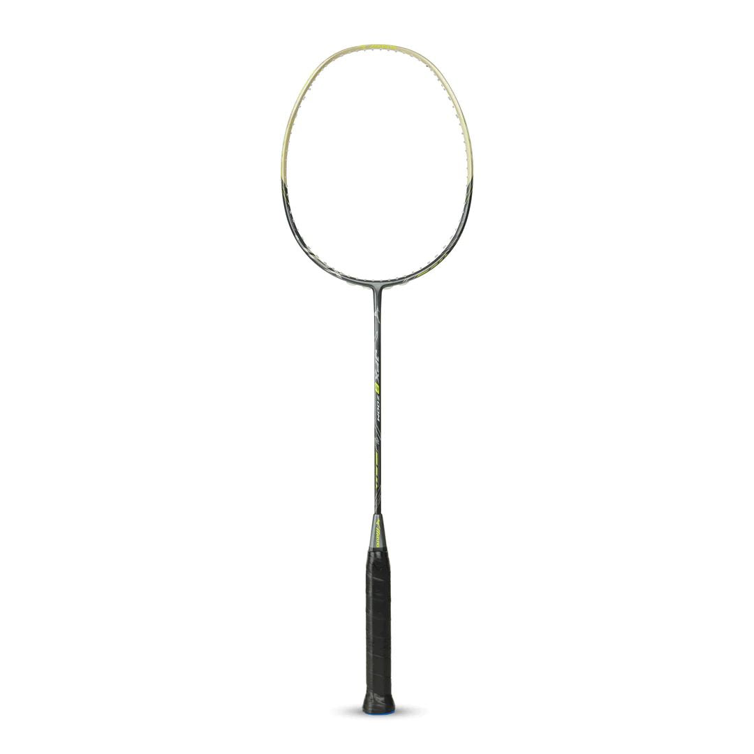 Mizuno JPX 8 Zoom Badminton Racket (Unstrung) - MT Gunmetal/GL.Champagne/Sulphur Ylw