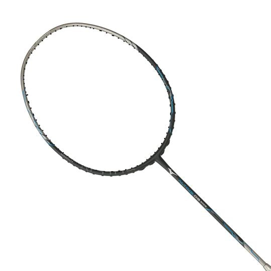 Mizuno Altius 09 Viva Badminton Racket (Unstrung) 5U - Mt Black/GL.Pewter Gray/Imperial Blue