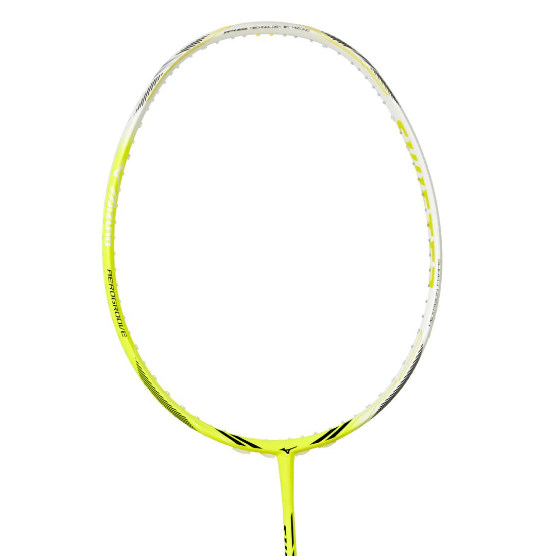 Mizuno Swifter SP76 Badminton Racket 5U (Unstrung) - White/Wild Lime/Black