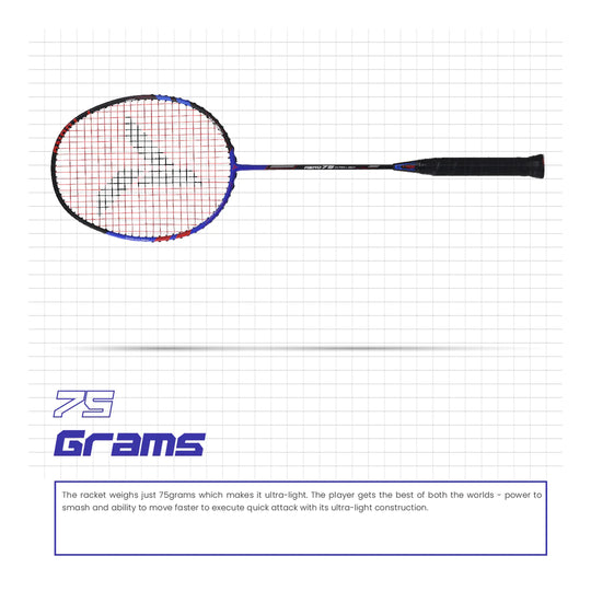 Aero 75 Ultralight Young Badminton Racket 