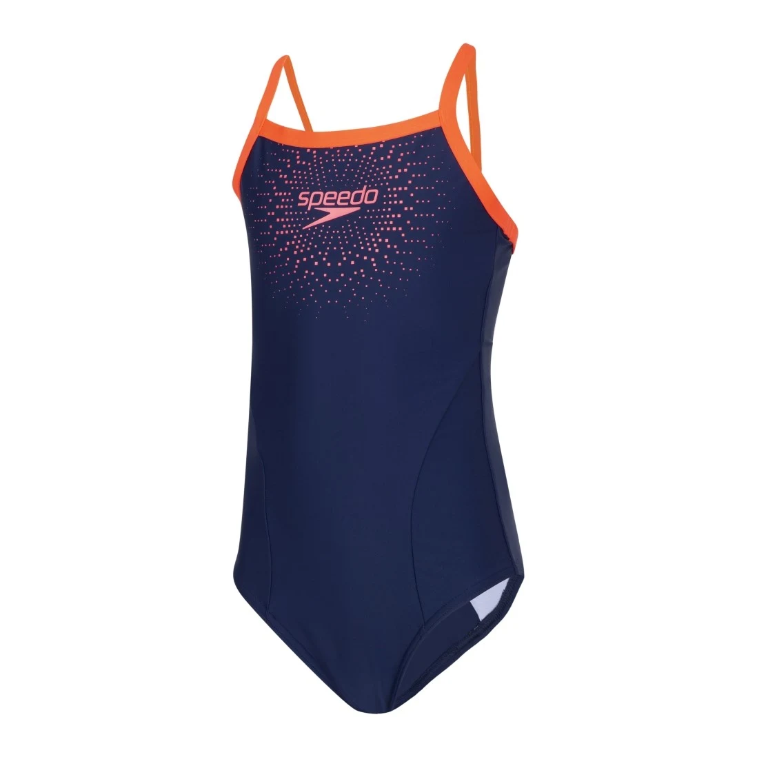 Speedo Girls Gala Logo Thinstrap Muscle Back